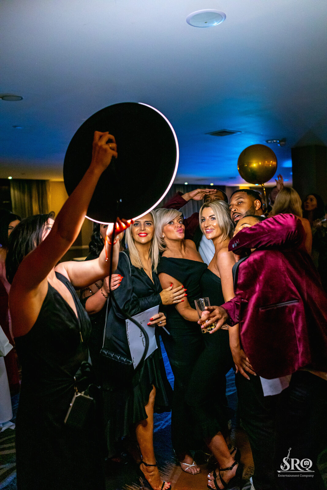Branded corporate event photo booth activation